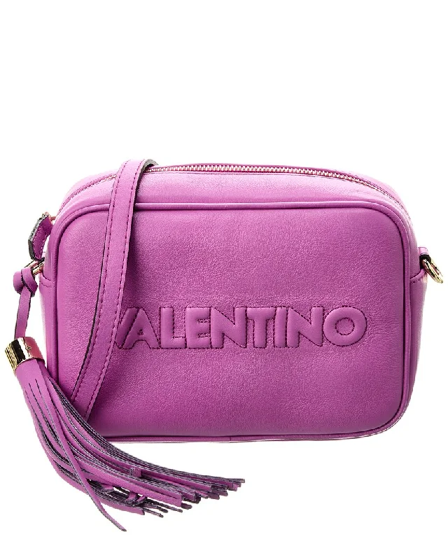 Valentino by Mario Valentino Mia Embossed Leather Crossbody