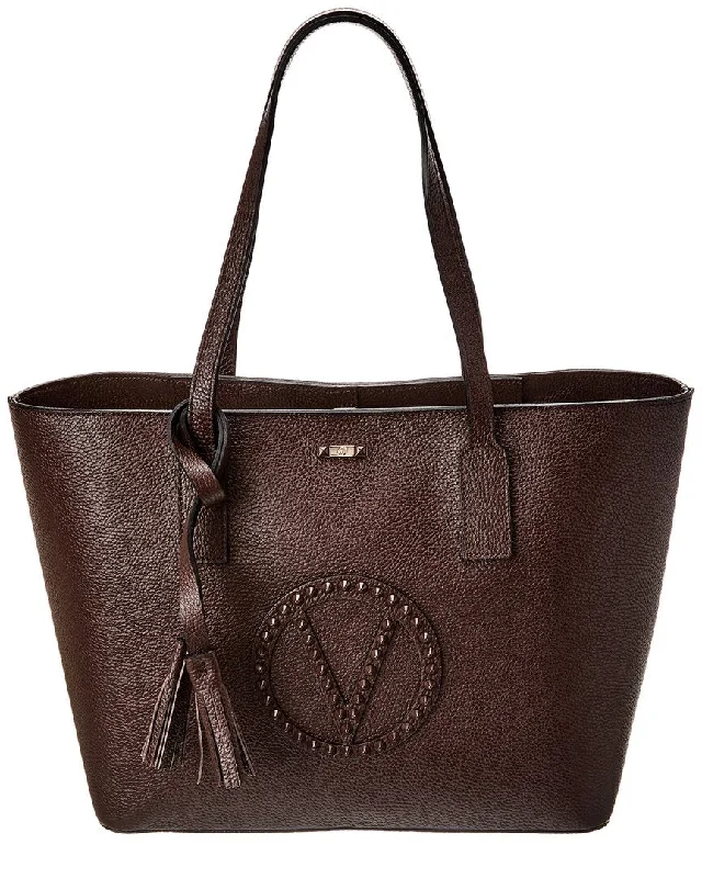 Valentino by Mario Valentino Soho Rock Leather Tote