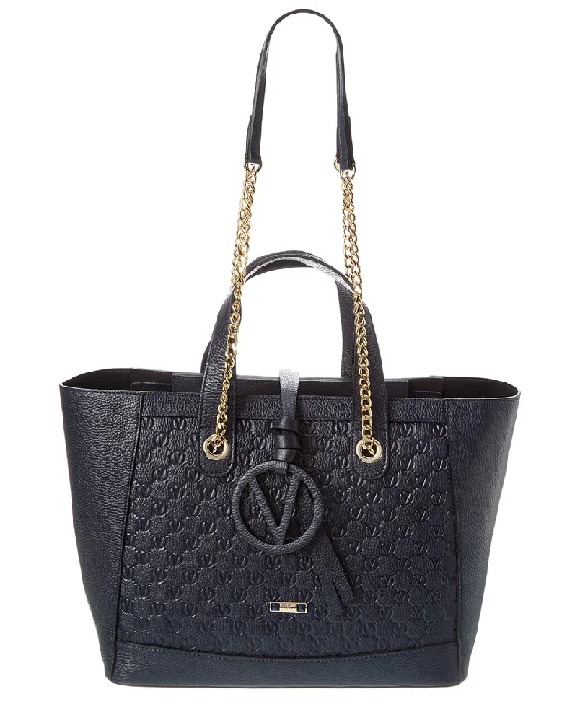 Valentino by Mario Valentino Sophe Medallion Leather Tote