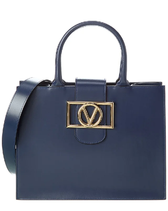 Valentino by Mario Valentino Victoria Super V Leather Tote