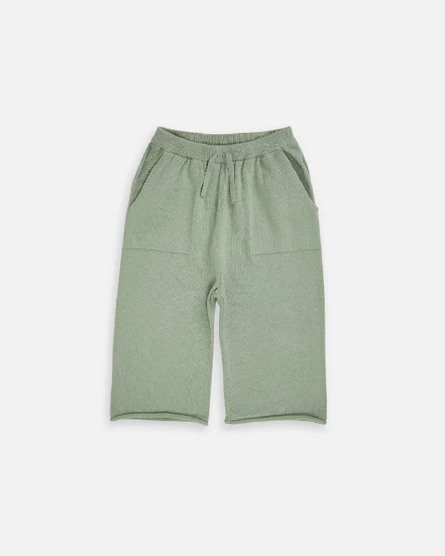 Cotton Relaxed Pants | Sage