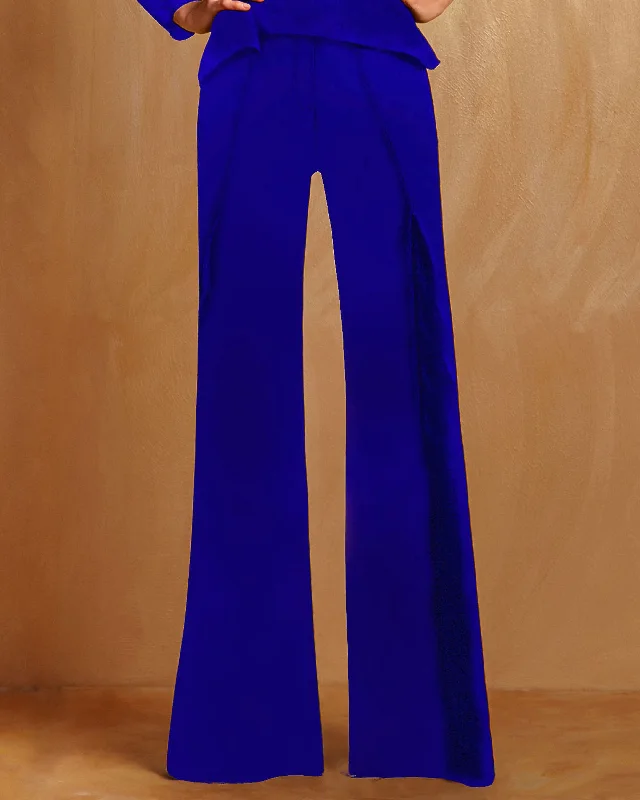 Flared Blue Pants