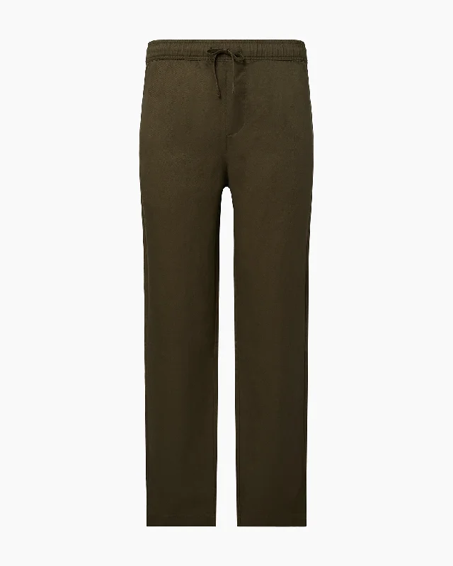 Garment Dyed Twill Pull-On Pant | Dark Olive