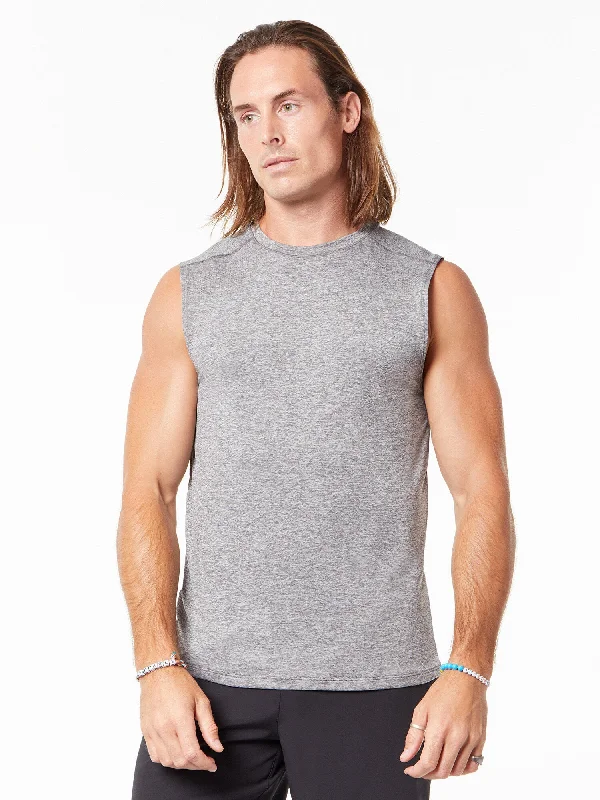 Breeze Seamless Tank | Heather Grey