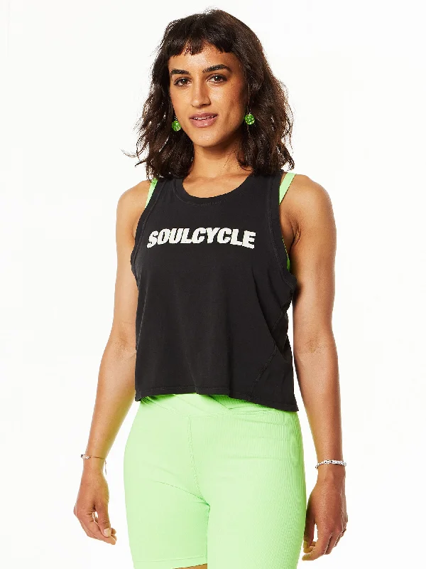 Tara Tank 'SOULCYCLE' | Black