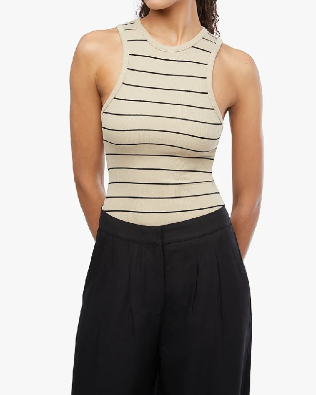 Ribbed Jersey Tank | Safari