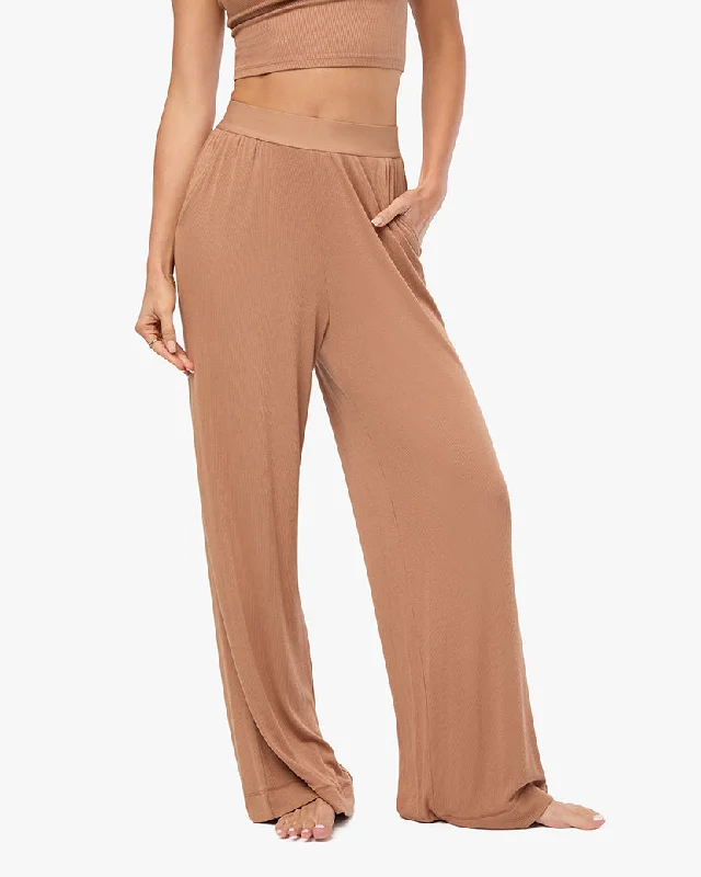 Wide Leg Pant | Mocha Mousse